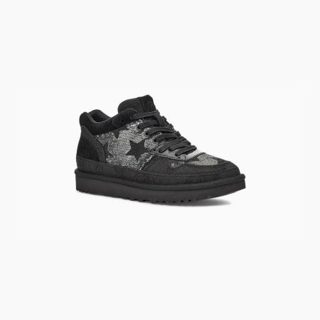 UGG Highland Sequins Black Sneakers for Women (SEYA21604)